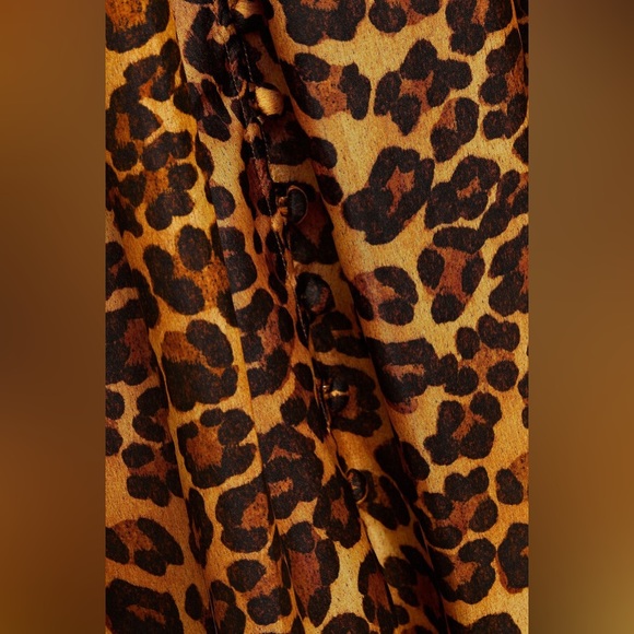 Zimmerman Leopard silk crepe de chine Maxi Dress NWT - Picture 3 of 4